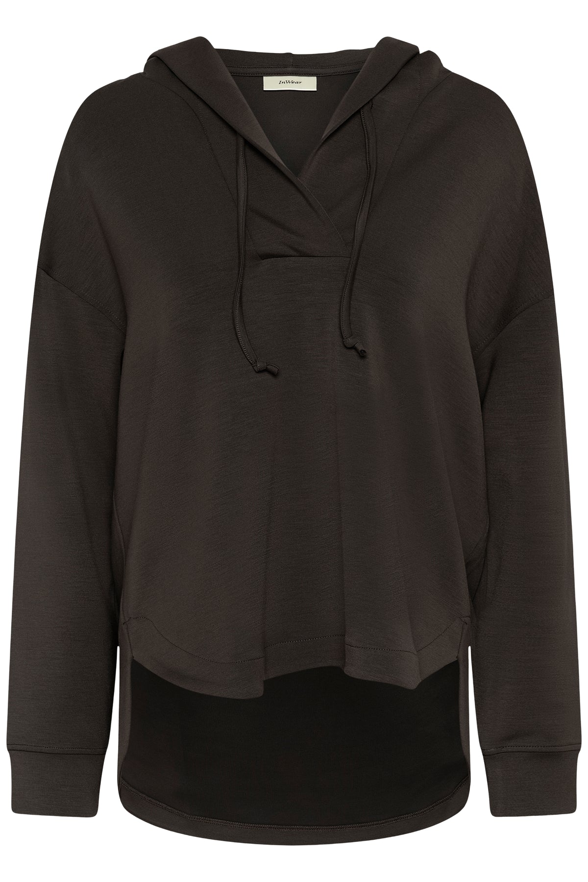 InWear Simi Vincent Chocolate Brown Modal Hoodie, 30112438