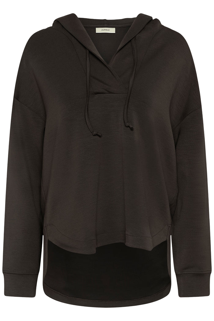 InWear Simi Vincent Chocolate Brown Modal Hoodie, 30112438