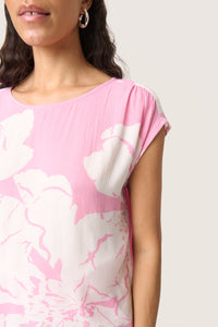 Soaked in Luxury Oversized Rosebloom Flower Print Top