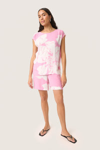 Soaked in Luxury Oversized Rosebloom Flower Print Top
