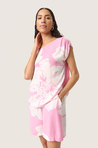 Soaked in Luxury Oversized Rosebloom Flower Print Top