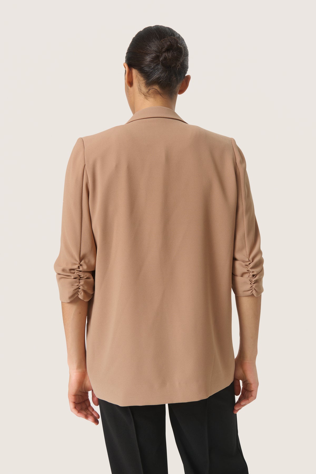 Soaked in Luxury Shirley Burro Camel Blazer, 30403608