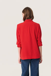 Soaked in Luxury Shirley Goji Berry Blazer