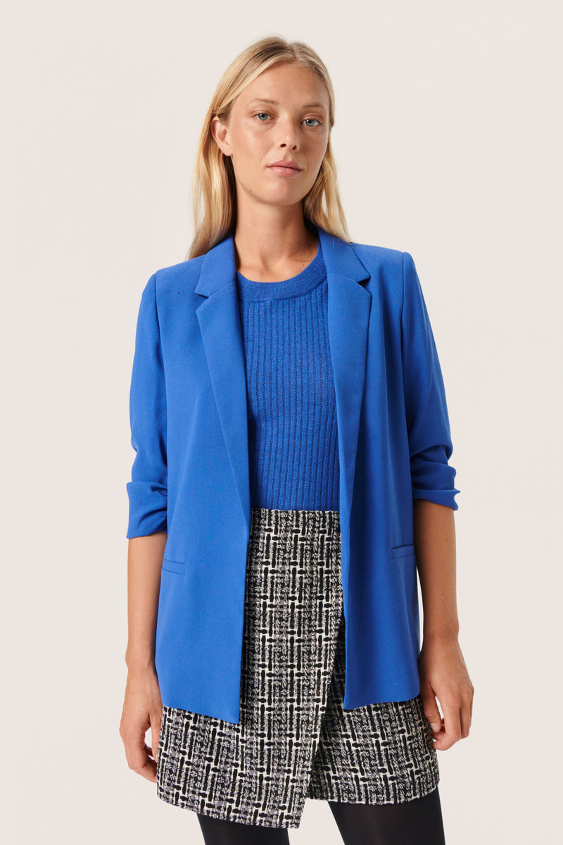Soaked in Luxury Shirley Beaucoup Blue Blazer, 30403608