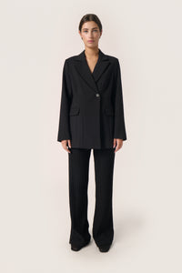 Soaked in Luxury Corinne Ultimate Black Longline Blazer