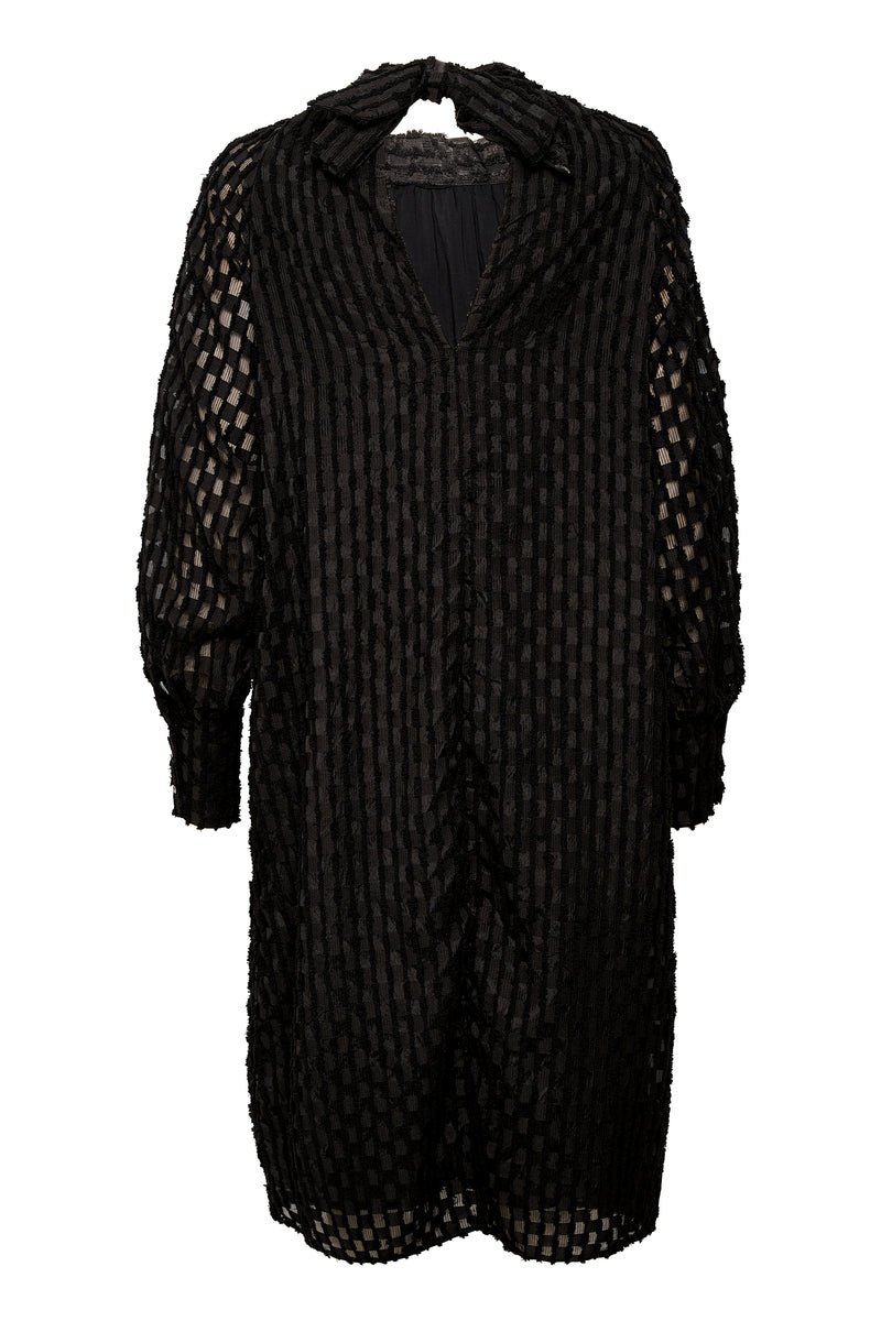 Soaked in Luxury Constantine Black Midi Dress, 30407007