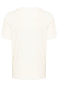 Soaked in Luxury Manya Broken White Lace Pocket T-Shirt, 30407179