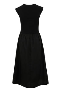 Soaked in Luxury SLSimone Phoebe Black Dress with Square Neckline, 30407490