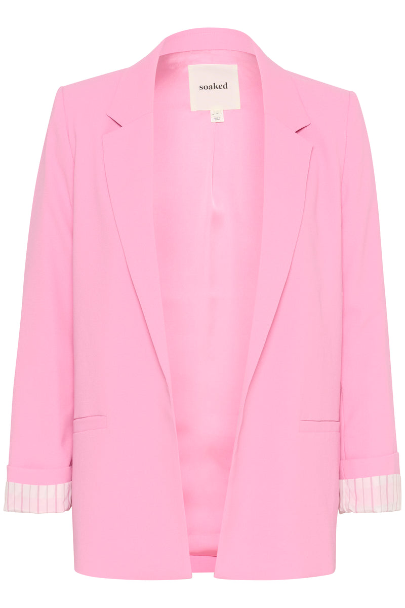Soaked in Luxury Shirley Rosebloom Fold Up Blazer