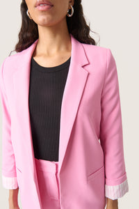 Soaked in Luxury Shirley Rosebloom Fold Up Blazer
