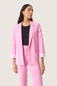 Soaked in Luxury Shirley Rosebloom Fold Up Blazer, 30407958