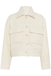 Soaked in Luxury Maree Ultimate Whisper White Boucle Short Jacket, 30407995