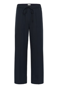 Soaked in Luxury SLLilu Eureka Salute Navy Wide Leg Joggers, 30408927