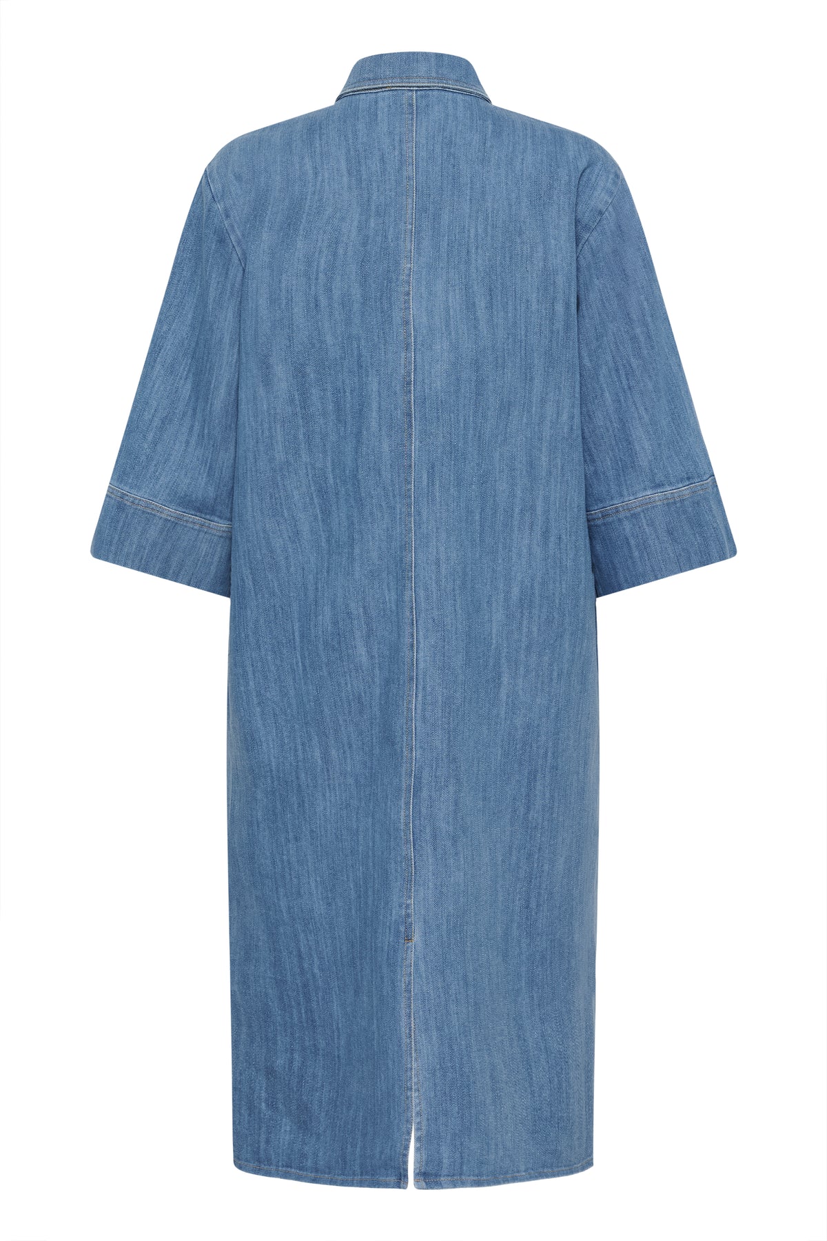 Soaked in Luxury SLNinnie Denim Dress with Zip Detailing, 30408961