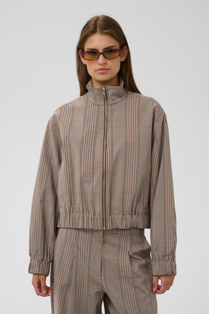 Soaked in Luxury SLKinabalu Check Bomber Jacket, 30409597