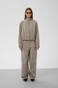 Soaked in Luxury SLKinabalu Check Barrel Trousers, 30409602