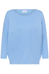 Saint Tropez Mila Kentucky Blue Round Neck Knit, 30500003