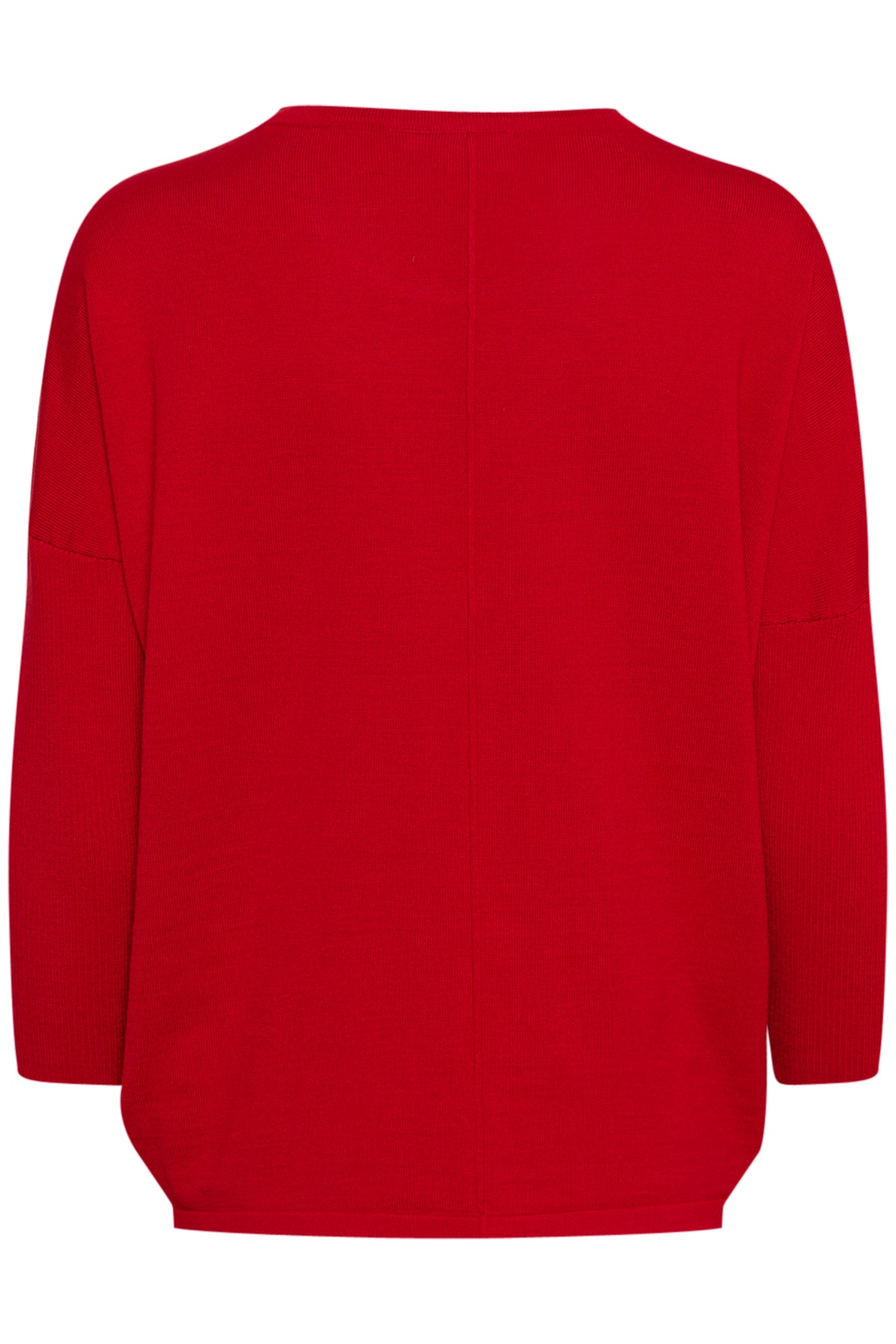 Saint Tropez Mila Racing Red Round Neck Knit