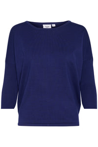 Saint Tropez Mila Midnight Sail Round Neck Knit