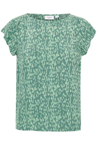 Saint Tropez Blanca Adele Sagebrush Green Abstract Print, 30510403