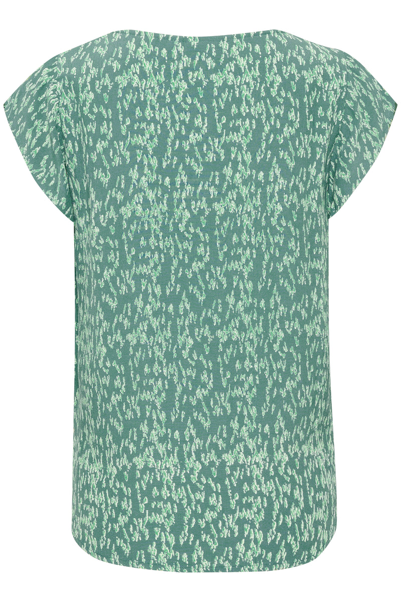 Saint Tropez Blanca Adele Sagebrush Green Abstract Print, 30510403