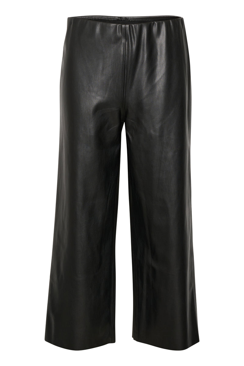 Saint Tropez Dowie Black PU Leather Culottes, 30510782