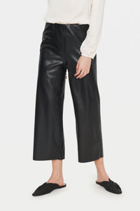 Saint Tropez Dowie Black PU Leather Culottes, 30510782