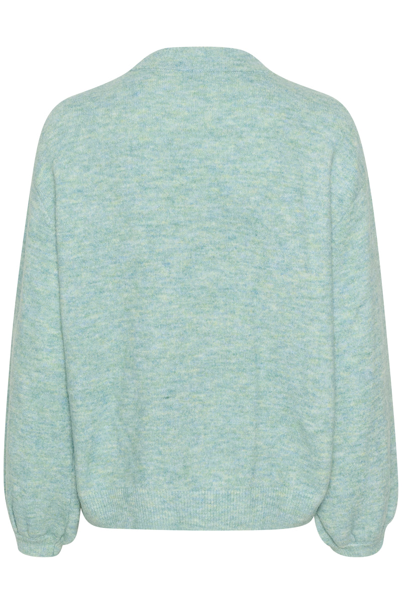 Saint Tropez Barbel Blue Surf Melange Sequin Pullover