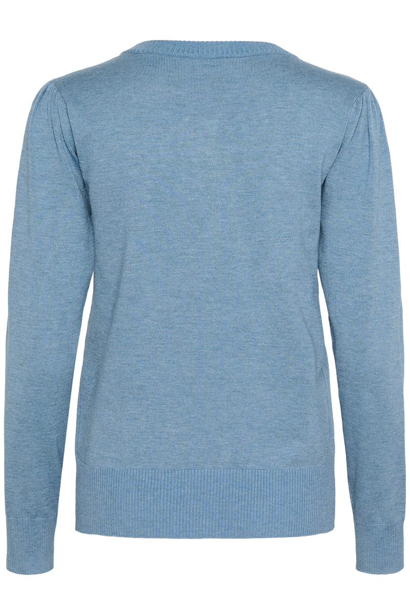 Saint Tropez Temma Blue Shadow Pearl Embellished Knit, 30514121