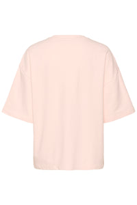 Saint Tropez Pexton Baby Pink Heart Bow Embroidered Boxy T-Shirt, 30514916
