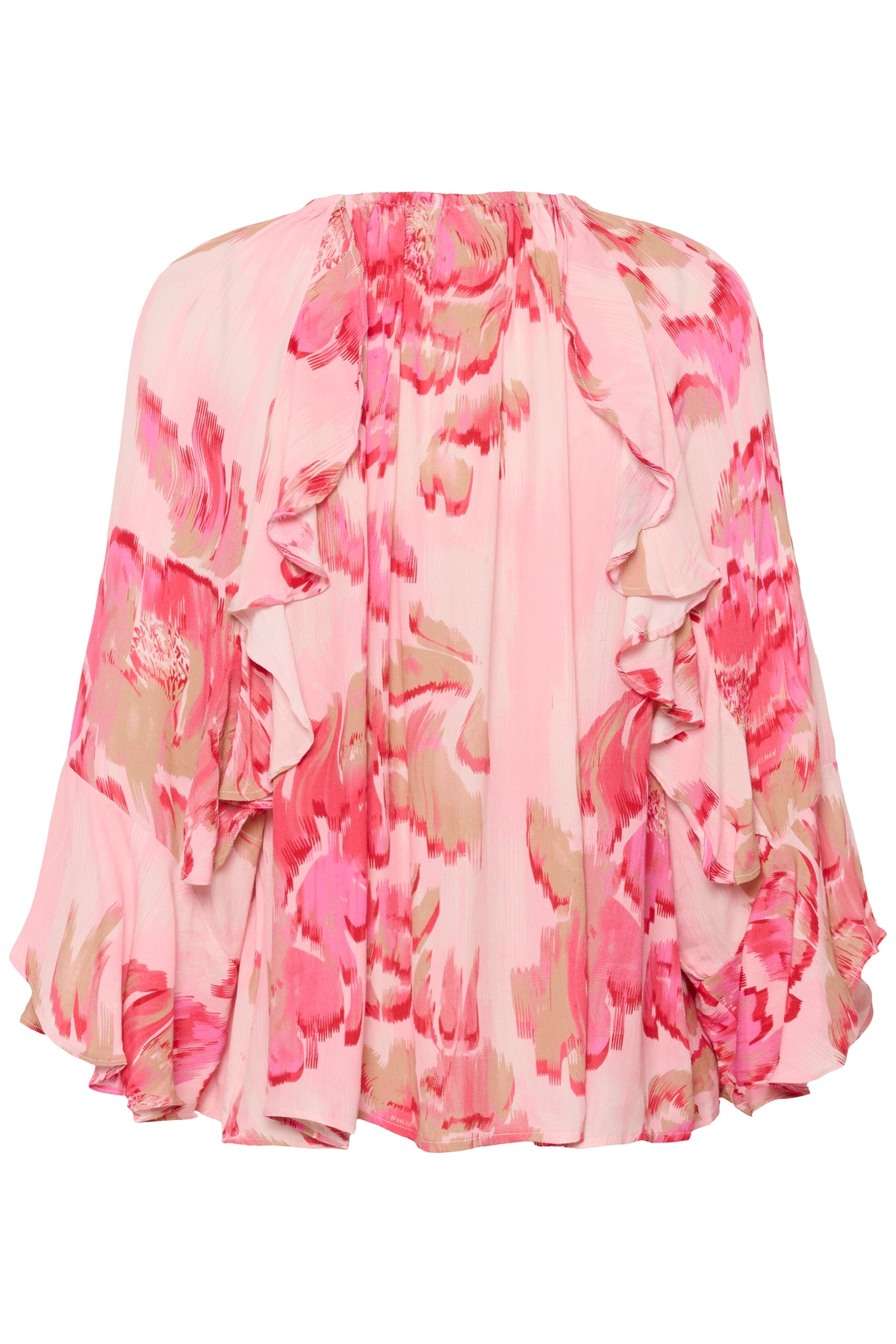 Saint Tropez PollyanaSZ Poppy Shaded Flower Print Oversized Blouse, 30515004