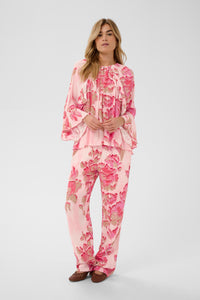 Saint Tropez PollyanaSZ Poppy Shaded Flower Print Oversized Blouse, 30515004