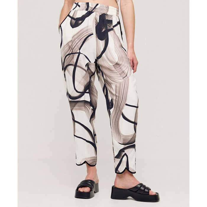 Access Fashion Abstract Printed Harem Trousers, 43-5029