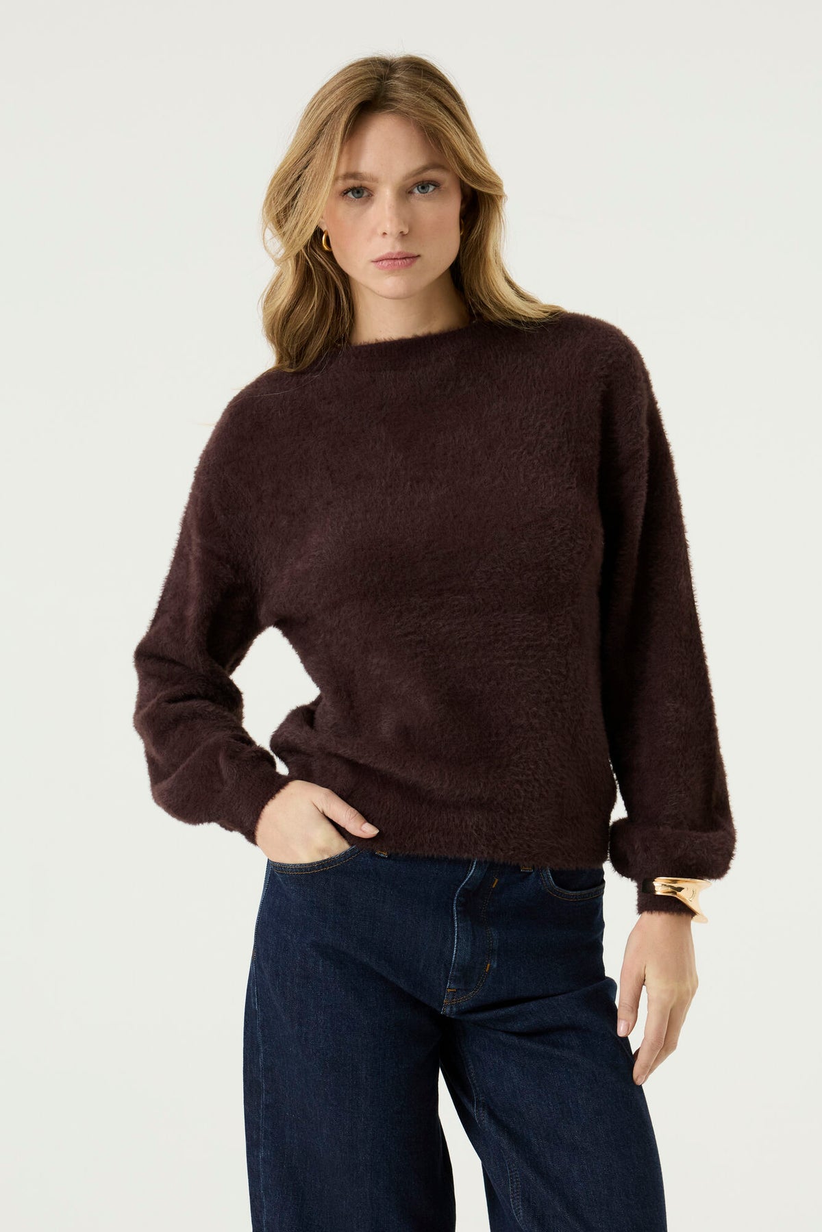 Garcia Hazel Bloom BoatNeck Supersoft Fluffy Knit