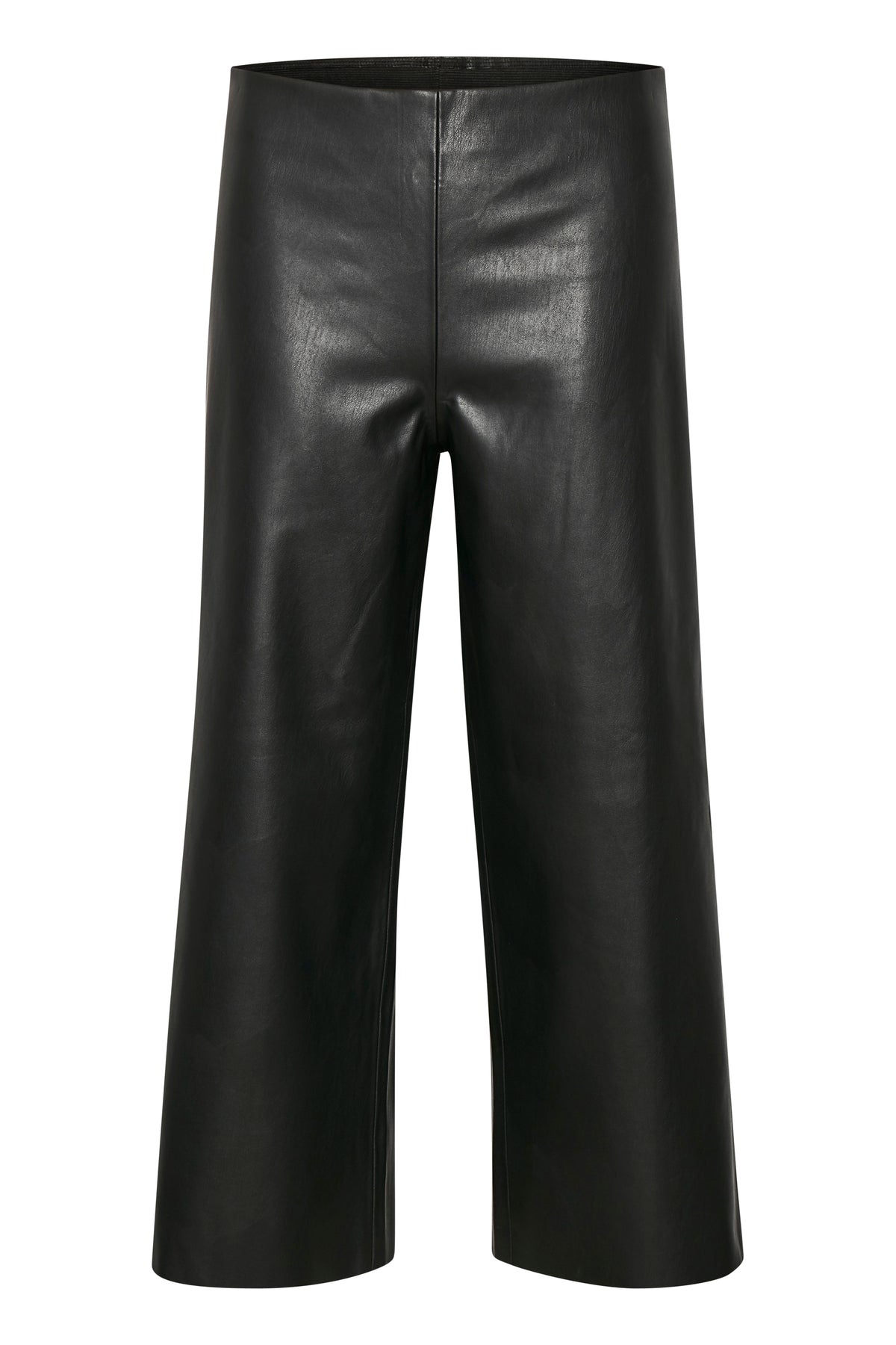 Saint Tropez Dowie Black Faux Leather Culottes