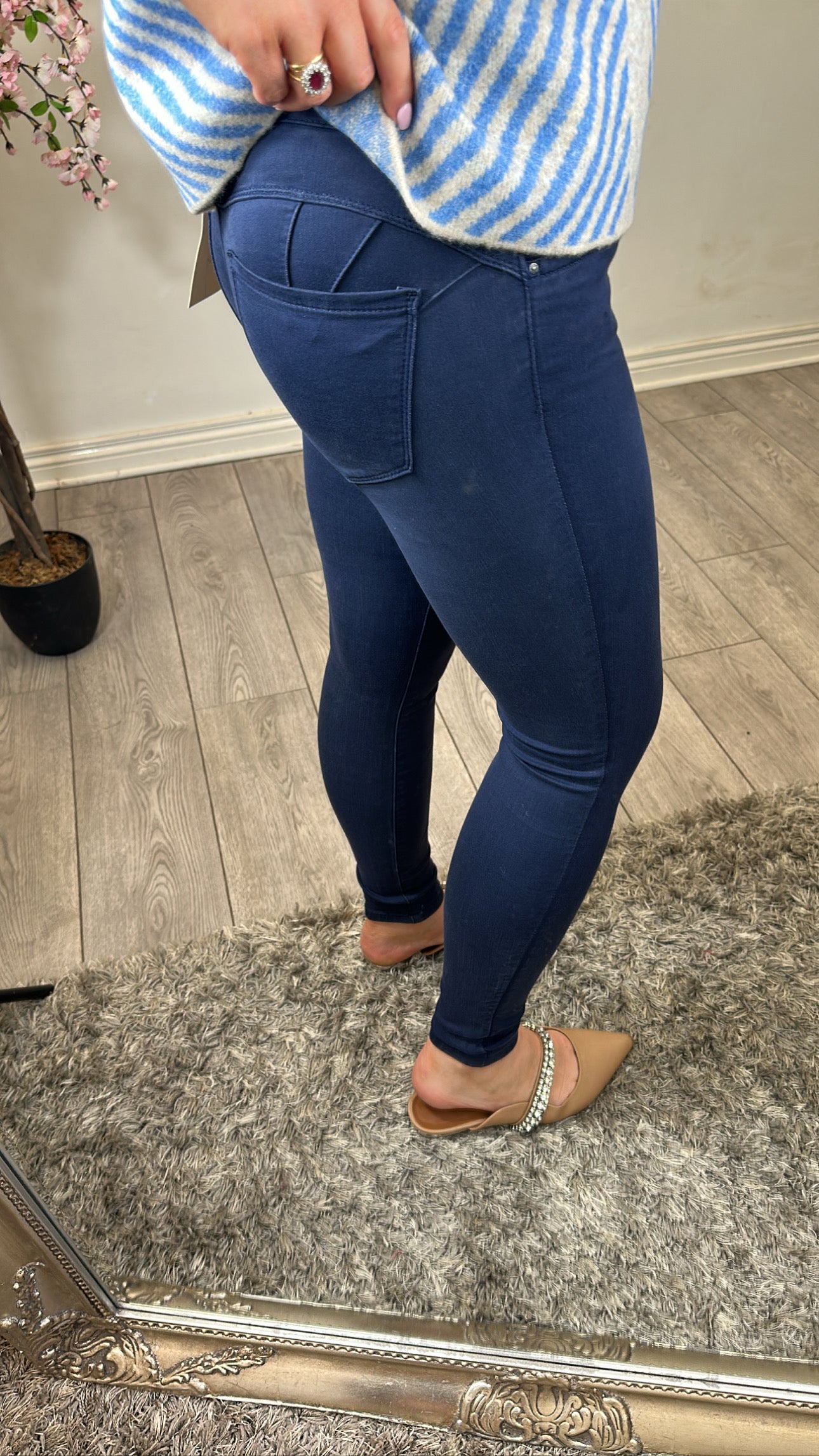Skinny push-up jeans - Woman | Mango Chad