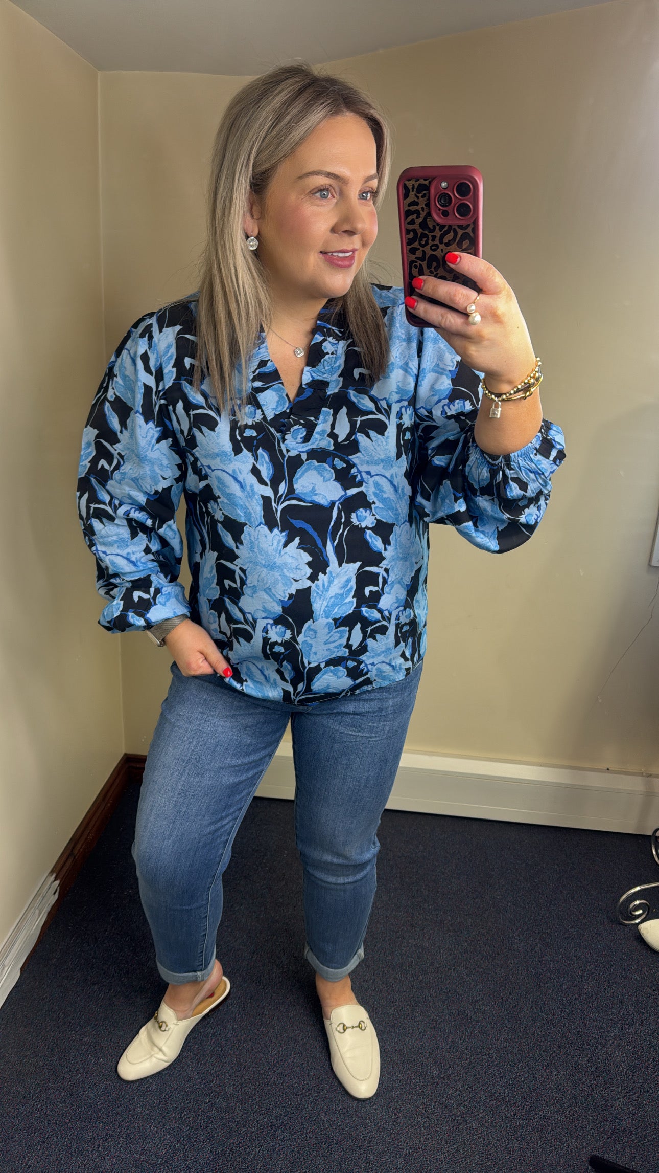 BACK IN STOCK - Toxik Highwaisted Boyfriend Medium Blue Denim