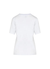Coster Copenhagen White T-Shirt with Red Embroidered Cherry