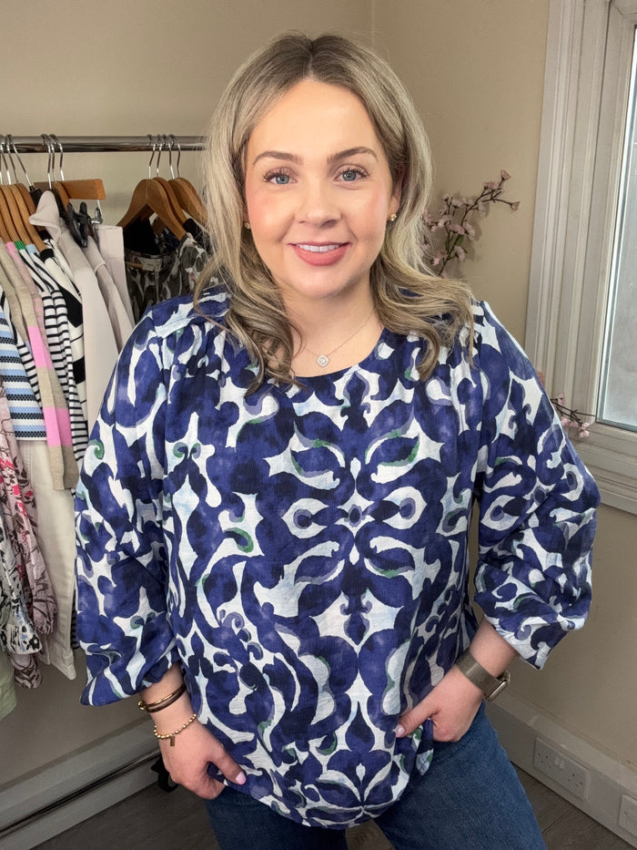 Fransa FrAriana Smokey Olive Printed Blouse, 20617394