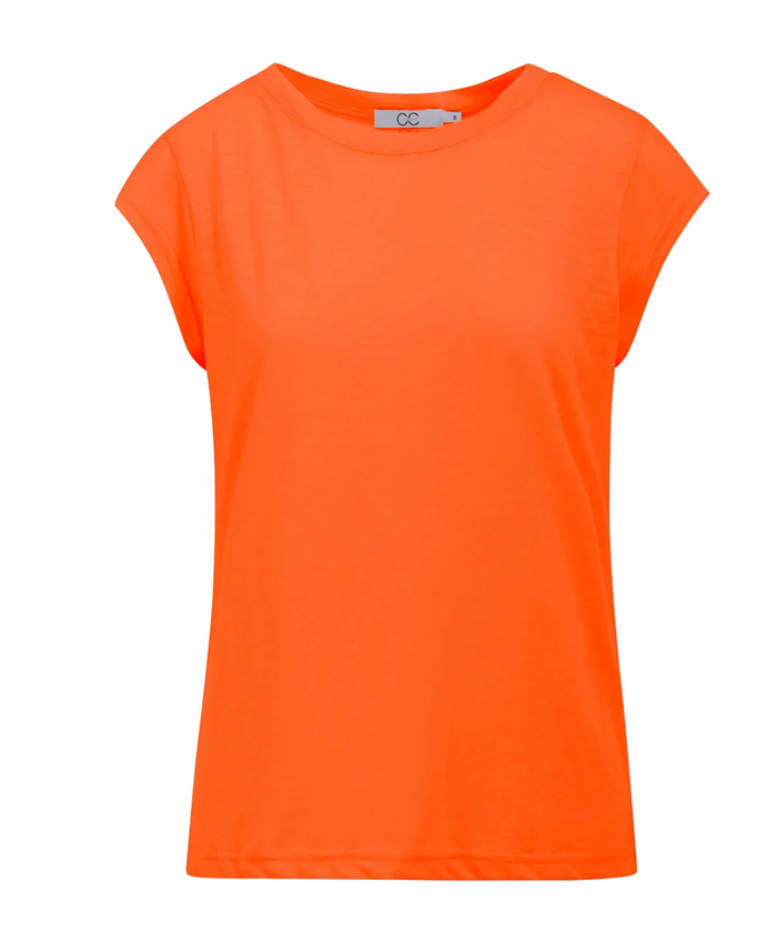 Coster Copenhagen CC Heart Orange Basic T-Shirt