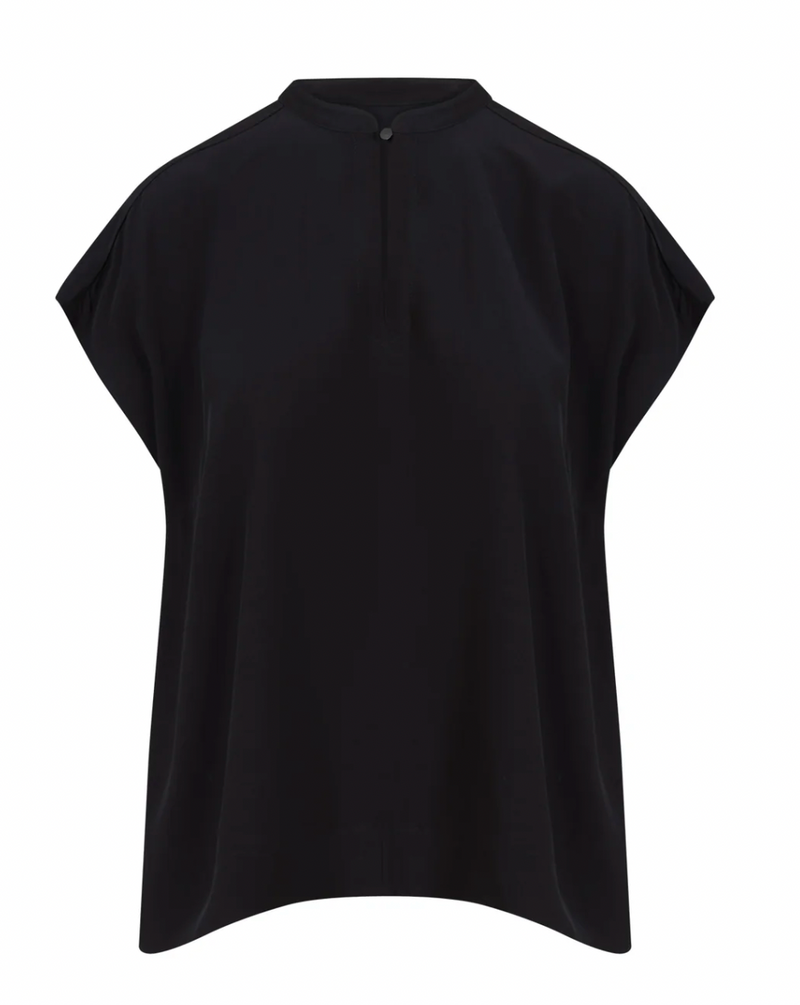 Coster Copenhagen Black Top with Key Hole Detailing, N1000