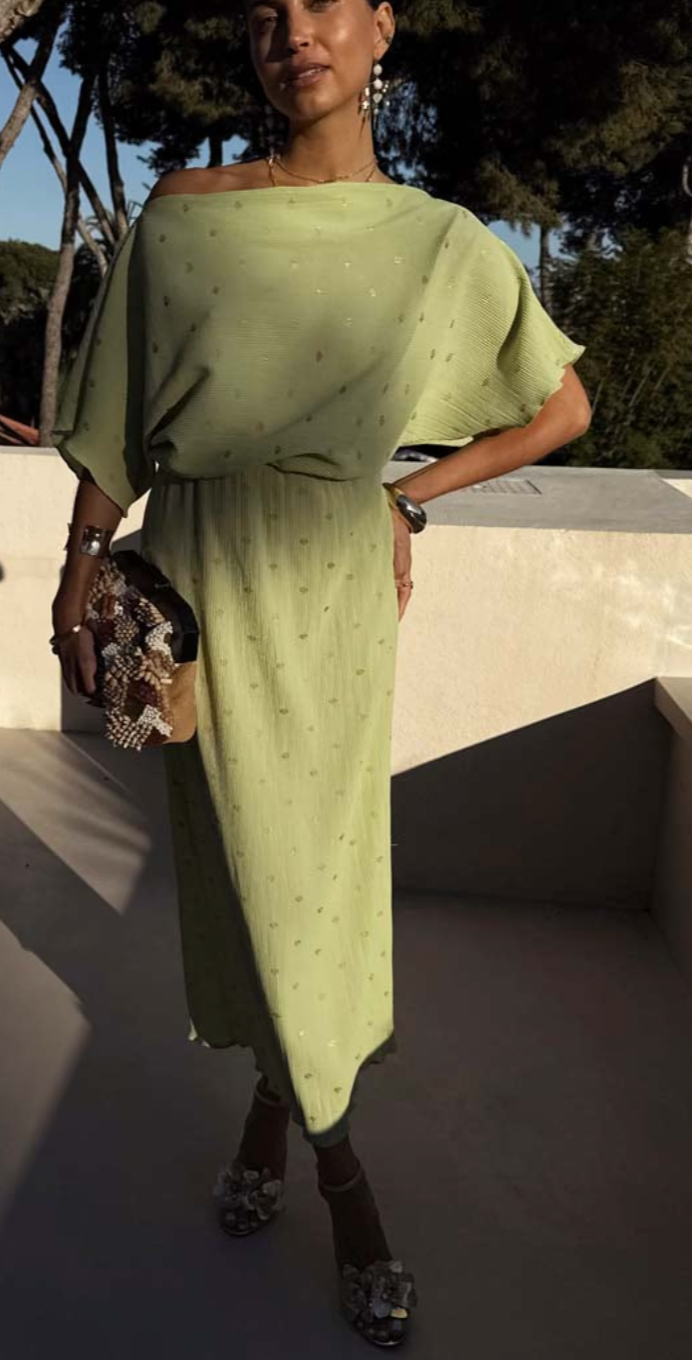 Never Fully Dressed Pistachio Tilly Off the Shoulder Dress Ruby 67 Boutique Never Fully Dressed Pistachio Tilly Off the Shoulder Dress Ruby 67 Boutique
