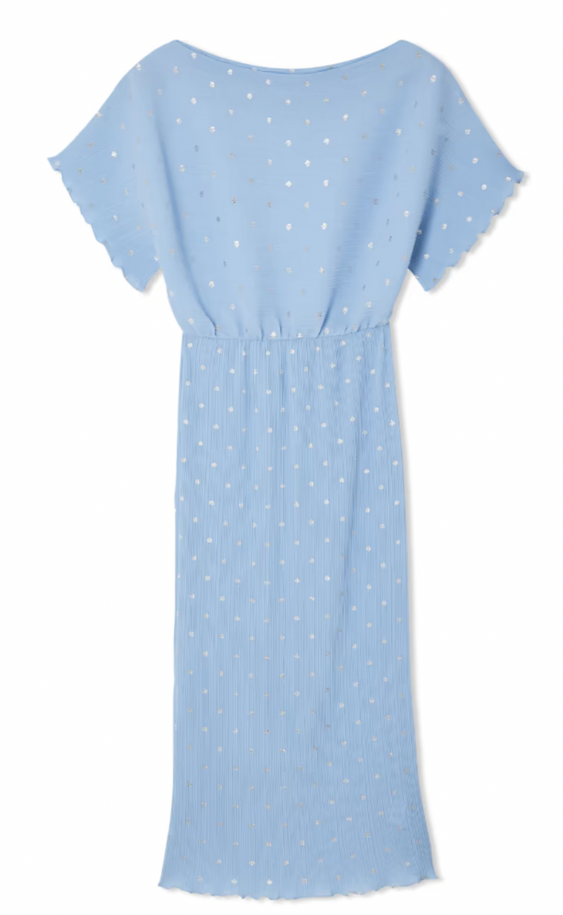 Never Fully Dressed Ice Blue Tilly Off the Shoulder Dress – Ruby 67 Boutique