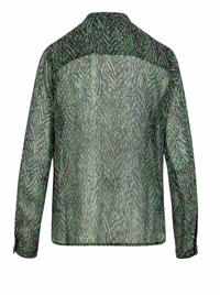 Coster Copenhagen Firestorm Grey Printed Blouse