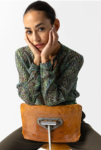 Coster Copenhagen Firestorm Grey Printed Blouse