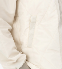 Coster Copenhagen Pearl Cream Quilted Bomber Jacket