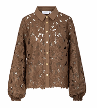 Coster Copenhagen Mocha Mousse Lace Shirt
