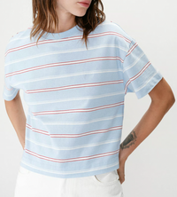 Grace & Mila Welson Blue Striped T-Shirt