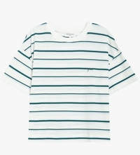 Grace & Mila Welson Green Striped T-Shirt