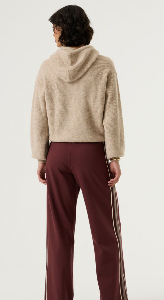 Garcia Winter Beige Supersoft Cosy Knitted Hoodie, V260245